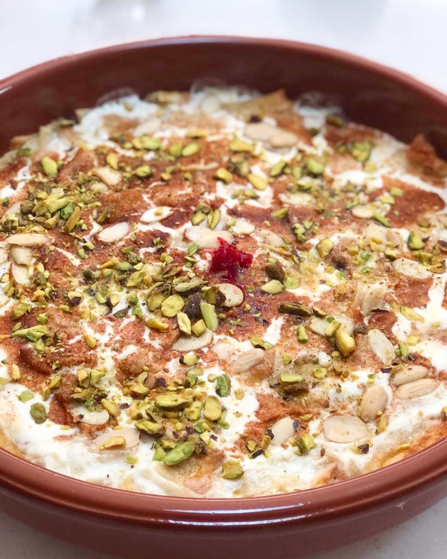 أم علي بالقشطة